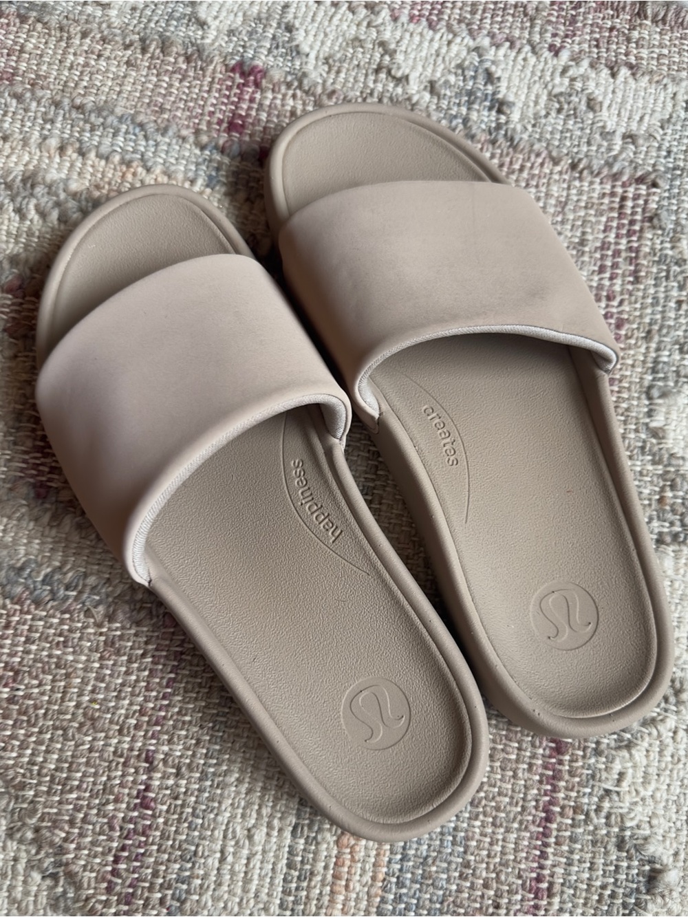 NWOT lululemon Restfeel Slides - Women’s Nutmeg Beige - 9